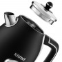 Чайник Kitfort КТ-6102-1, черный/серебро